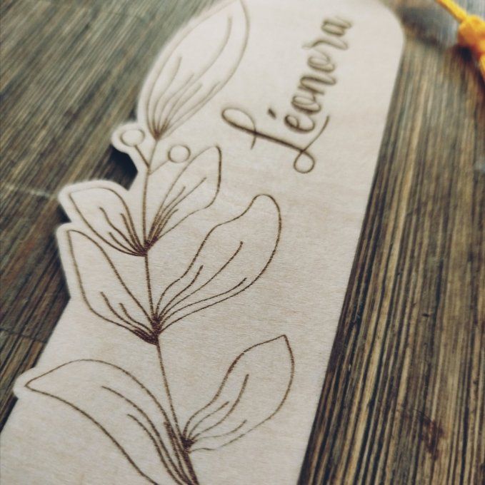 Marque pages floral