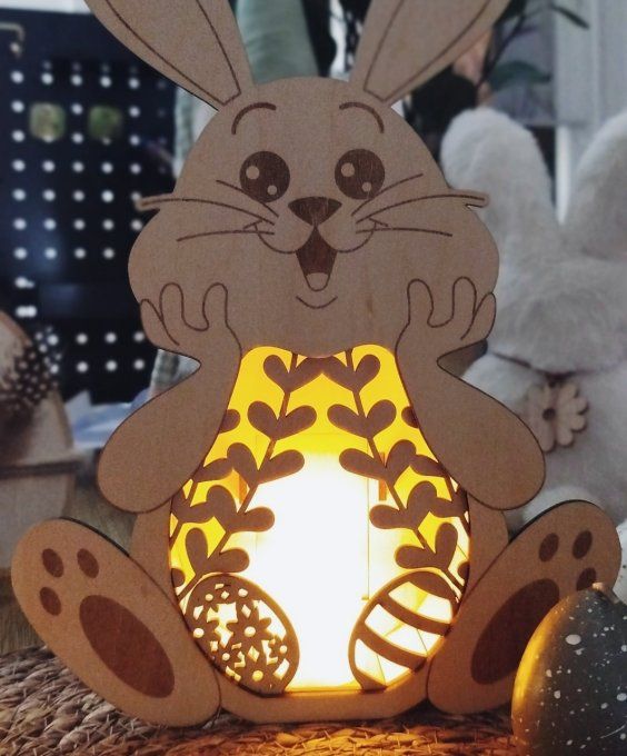 Lapin illuminé modèle 1