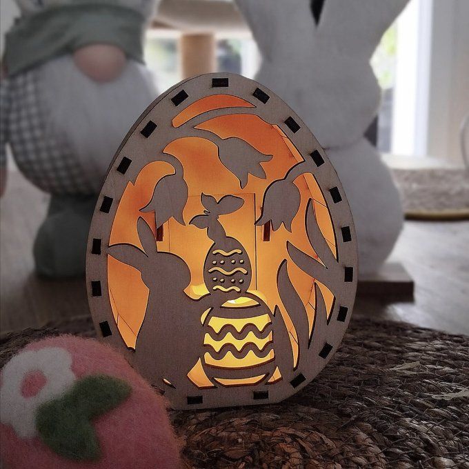 Oeuf illuminé 