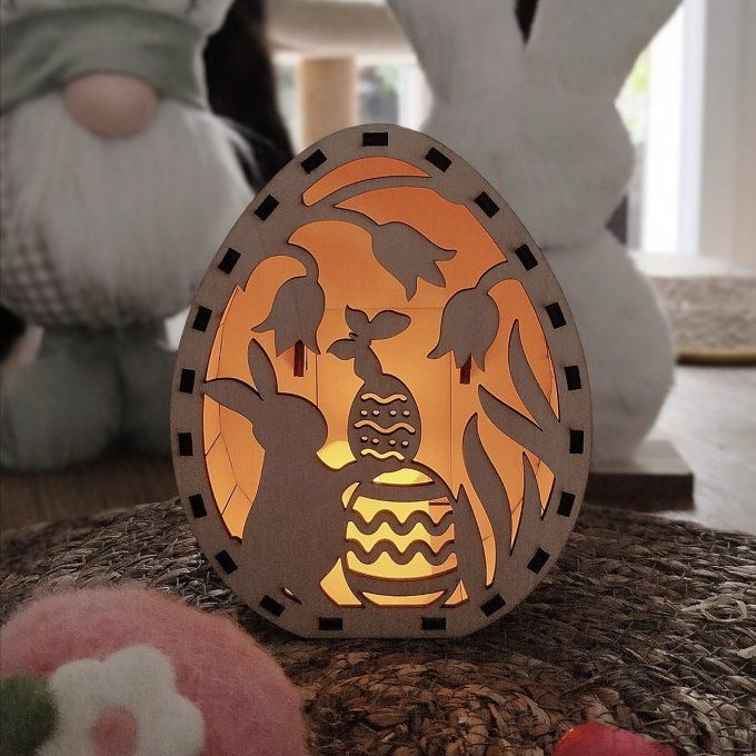 Oeuf illuminé 
