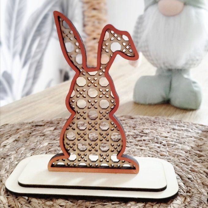 Lapin a poser effet cannage 