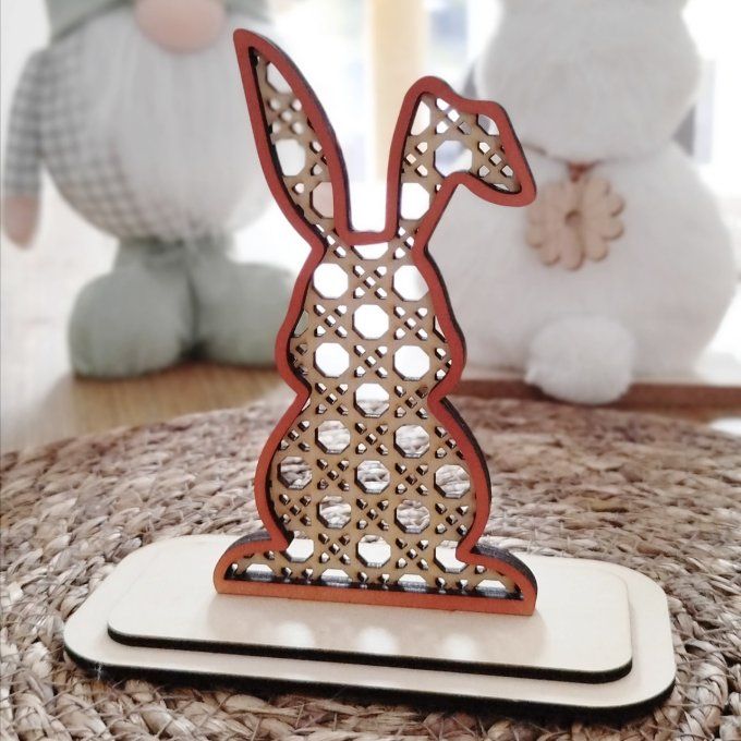 Lapin a poser effet cannage 