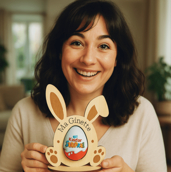 Lapin support Kinder