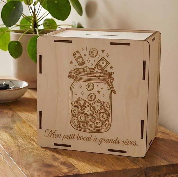 Tirelire Objectif personnalisée