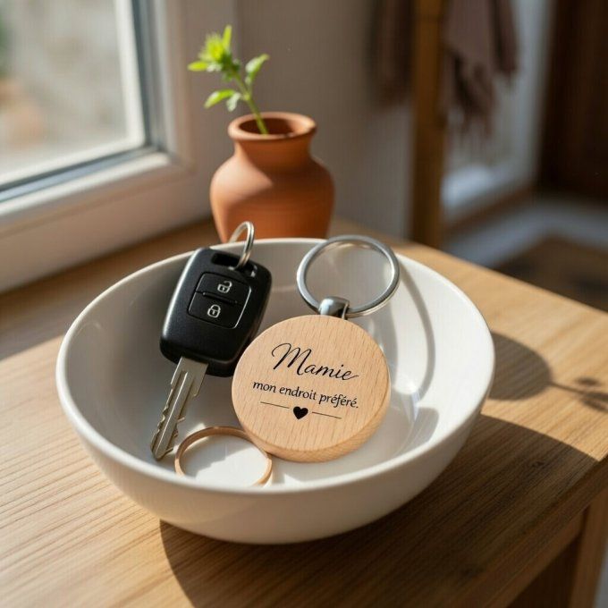 Porte-clés Mamie personnalisé