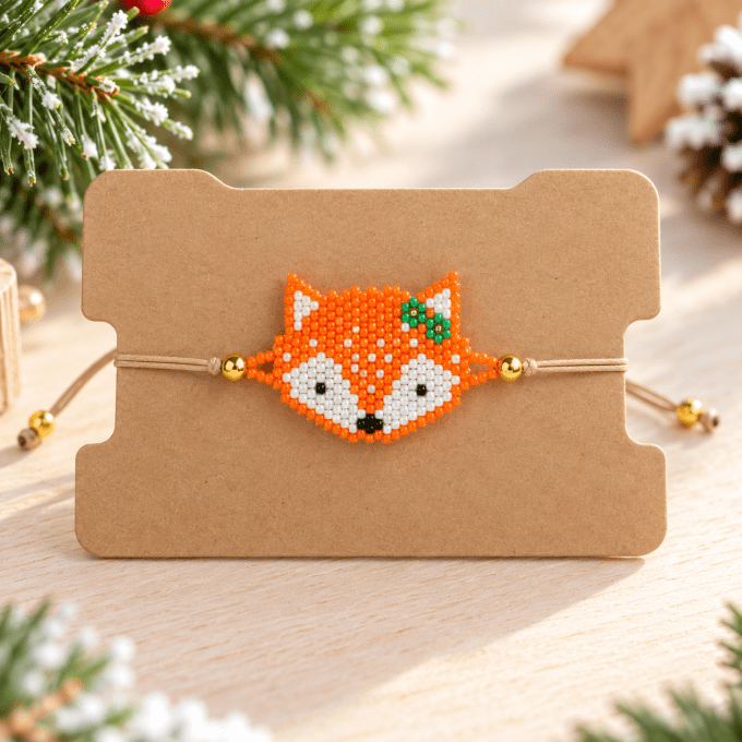 Bracelets fantaisie en perles – Renne, pain d'épices et animaux