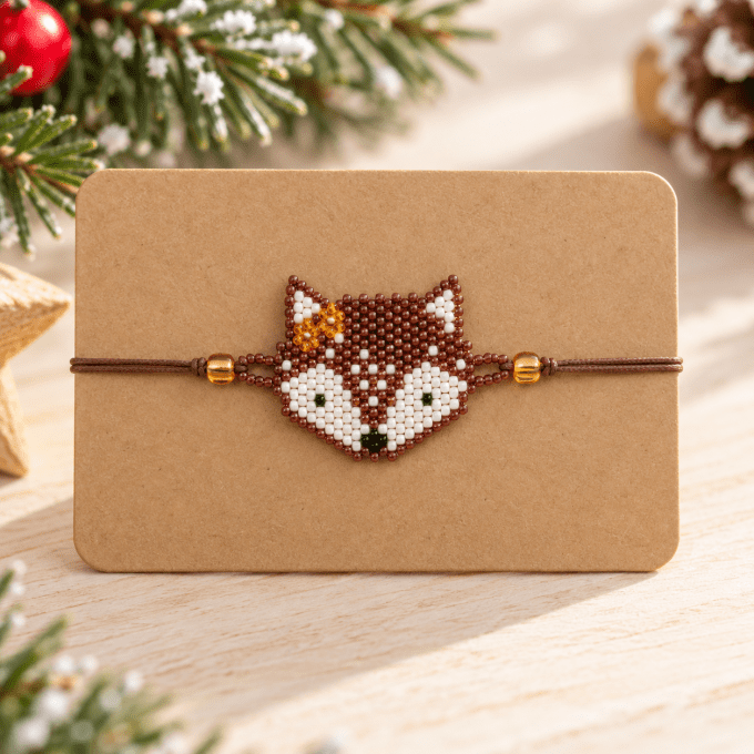 Bracelets fantaisie en perles – Renne, pain d'épices et animaux