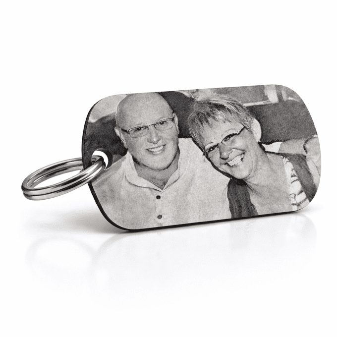 PORTE-CLÉS PHOTO PERSONNALISÉ – SOUVENIR GRAVÉ