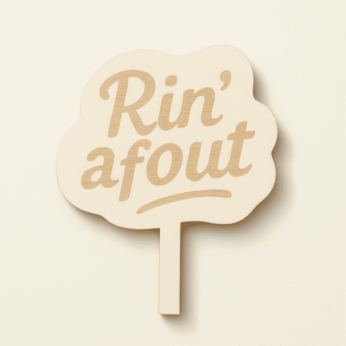 Pancarte en bois Rin'afout