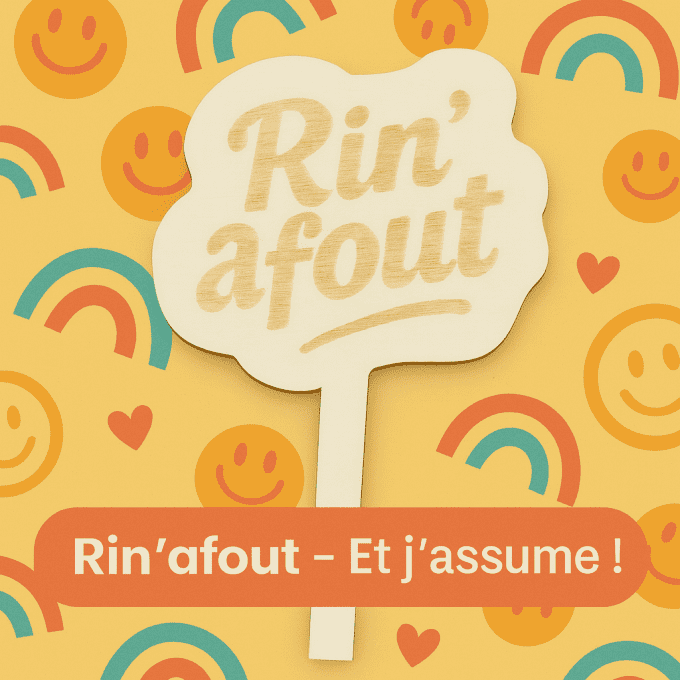 Pancarte en bois Rin'afout