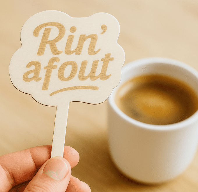 Pancarte en bois Rin'afout